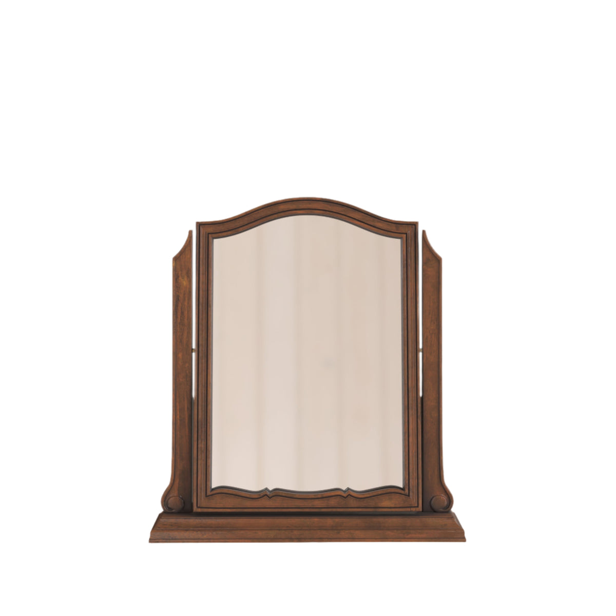 LAURA ASHLEY Montpellier Walnut Dressing Table Mirror in Solid Wood, 60 x 55 x 12 cm