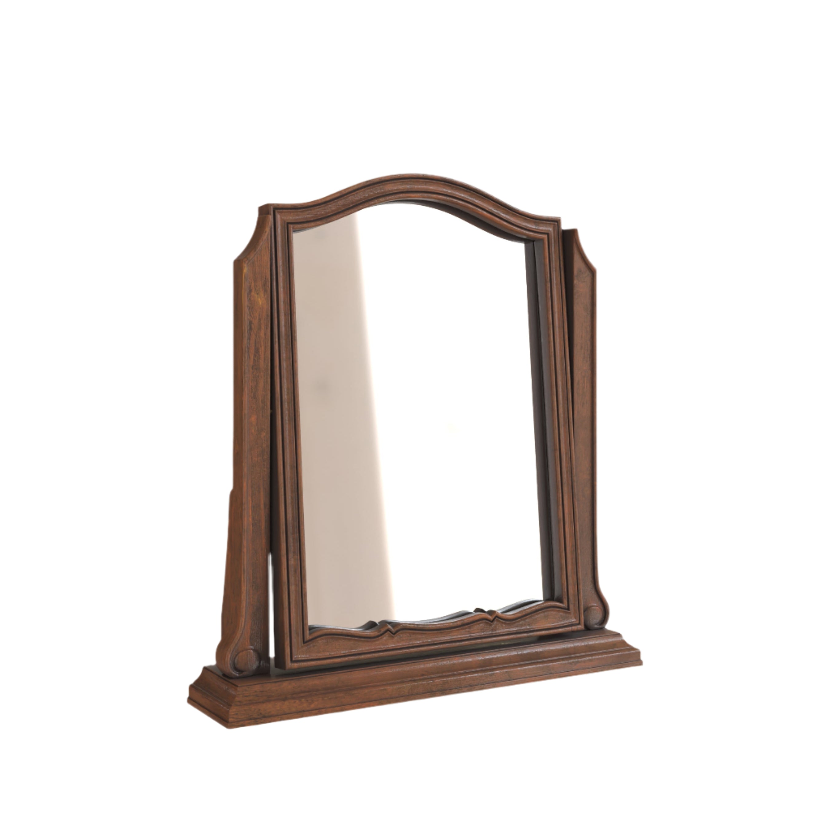 LAURA ASHLEY Montpellier Walnut Dressing Table Mirror in Solid Wood, 60 x 55 x 12 cm