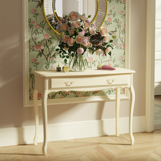 LAURA ASHLEY Provençale 1-Drawer Console Table, Ivory 2