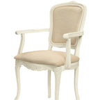 LAURA ASHLEY Provençale Carver Chair in Laura Ashley "Linen Plain" fabric, Ivory 3