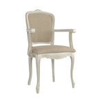 LAURA ASHLEY Provençale Carver Chair in Laura Ashley "Linen Plain" fabric, Ivory 4