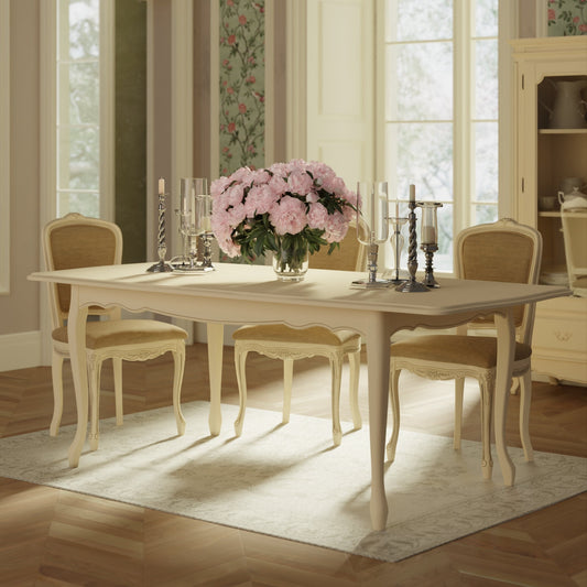 LAURA ASHLEY Provençale Extending Dining Table, Ivory 2