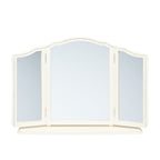 LAURA ASHLEY Provençale Ivory Dressing Table Mirror in Solid Wood, 80 x 60 x 17 cm