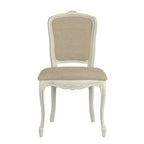LAURA ASHLEY Provençale Pair of Dining Chairs in Laura Ashley "Linen Plain" Fabric, Ivory 4