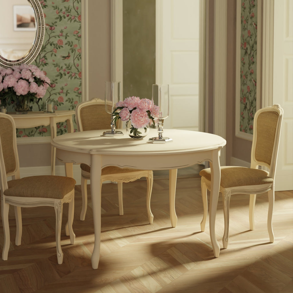 LAURA ASHLEY Provençale Round Dining Table, Ivory 2