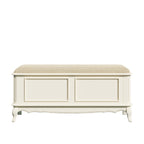LAURA ASHLEY Provençale Solid Wood Blanket Box in Ivory 1