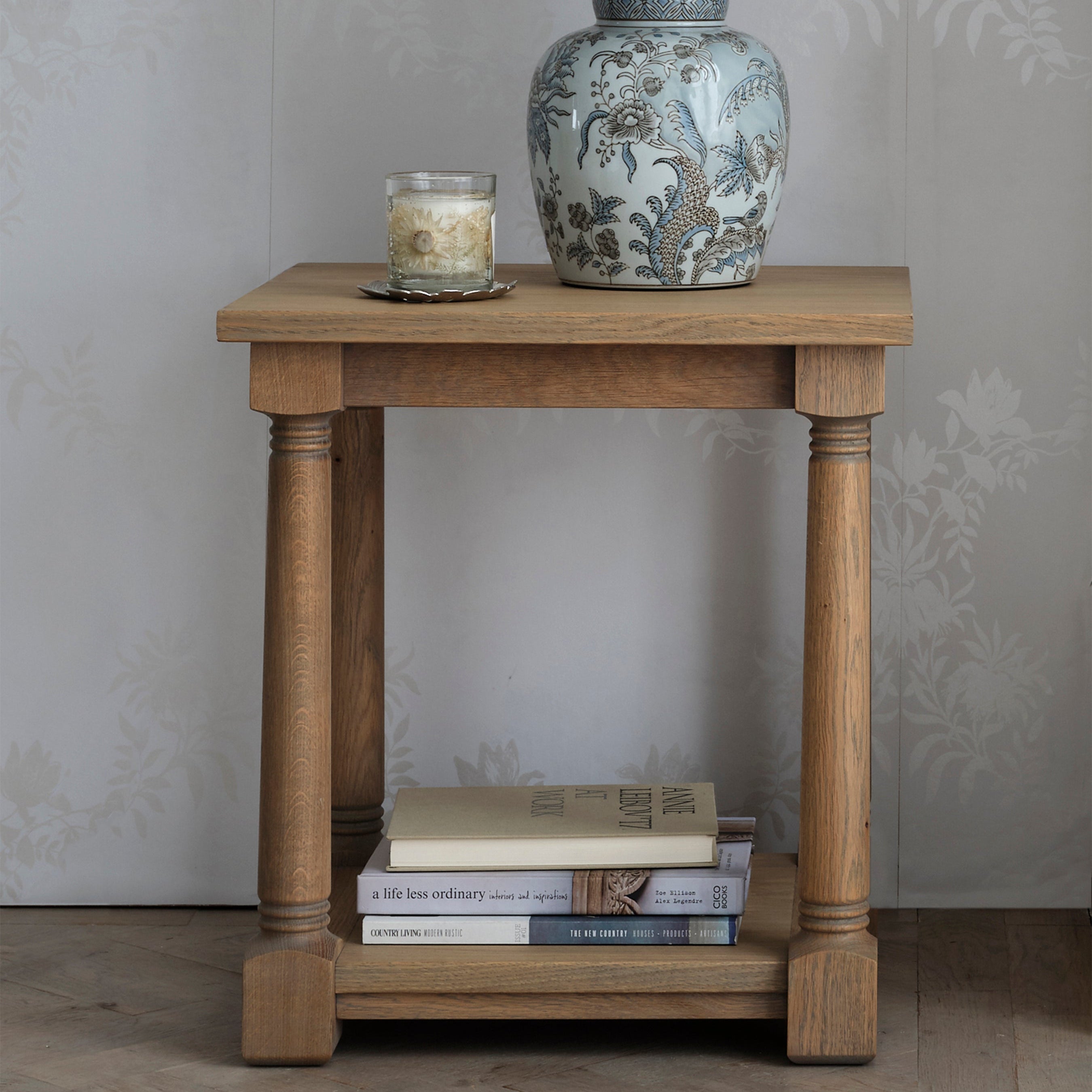 LAURA ASHLEY Wellington | Side Table | Oak