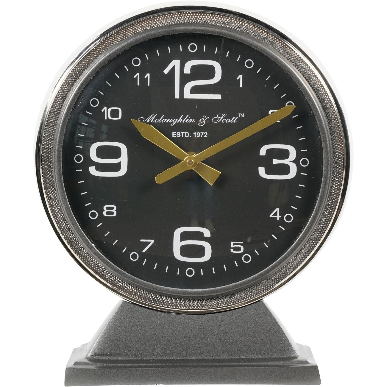 LIBRA INTERIORS C-47 Douglas Skytrain-Inspired Aviation Large Mantel Clock, Ø 32 cm 