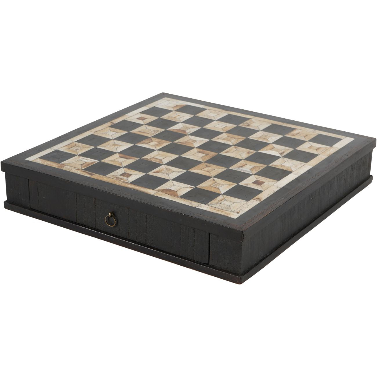 LIBRA INTERIORS Heritage Luxury Chess Set with Drawer