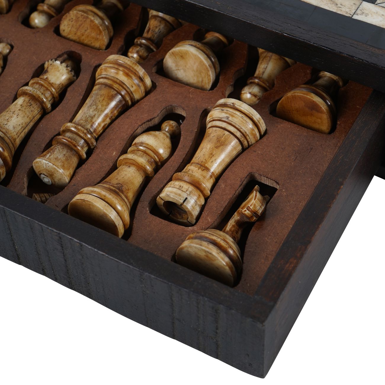 LIBRA INTERIORS Heritage Luxury Chess Set with Drawer