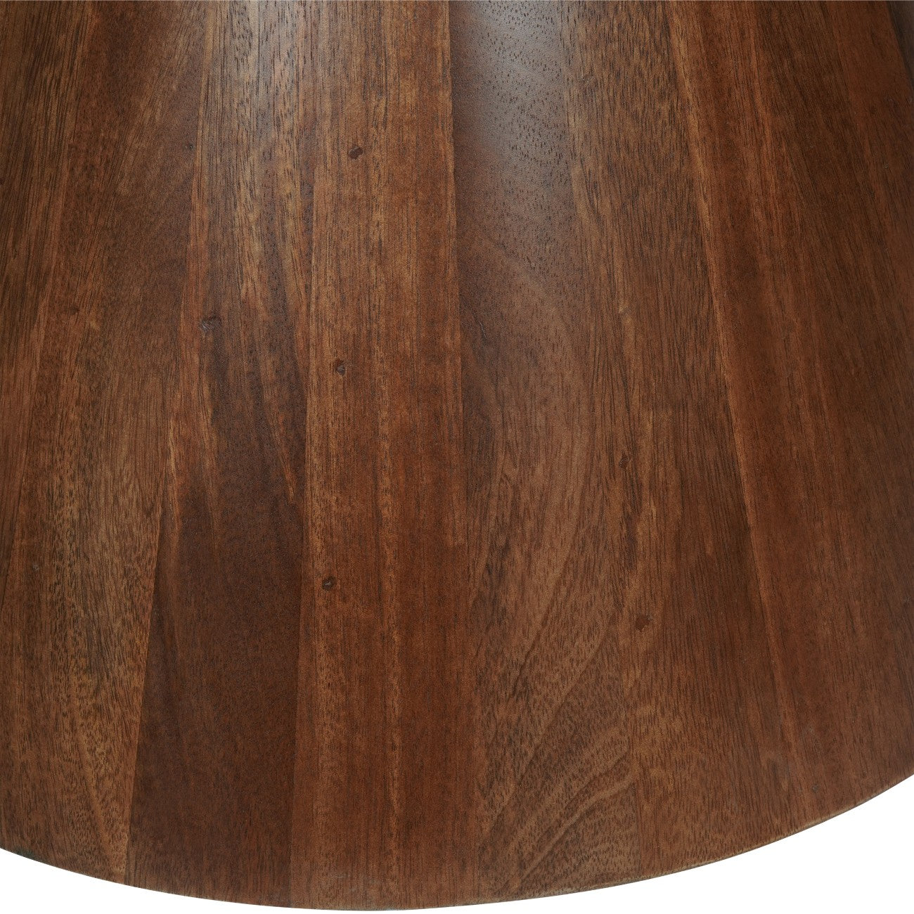 LIBRA INTERIORS Monterey Round Wooden Dining Table in Mango Wood