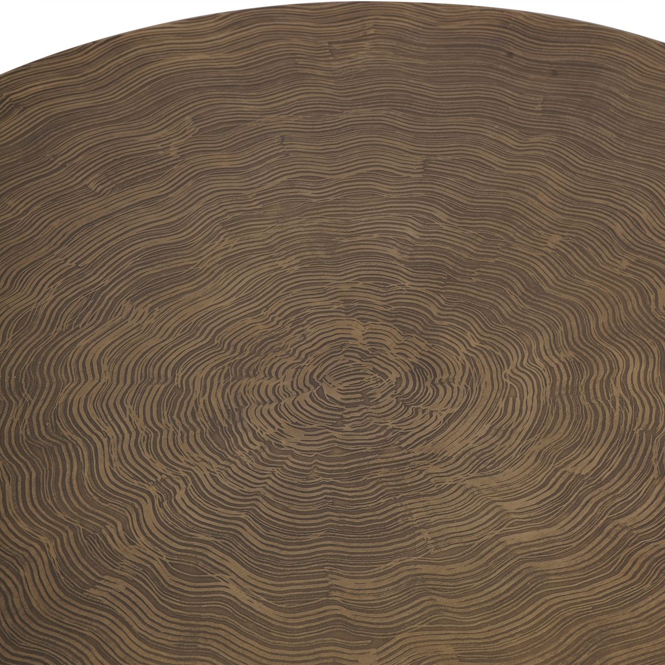 LIBRA INTERIORS Santa Cruz Etched Brass Finish Coffee Table