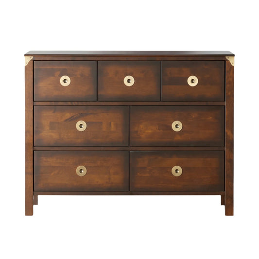Laura Ashley 7-Drawer Dark Chestnut Chest of Drawers