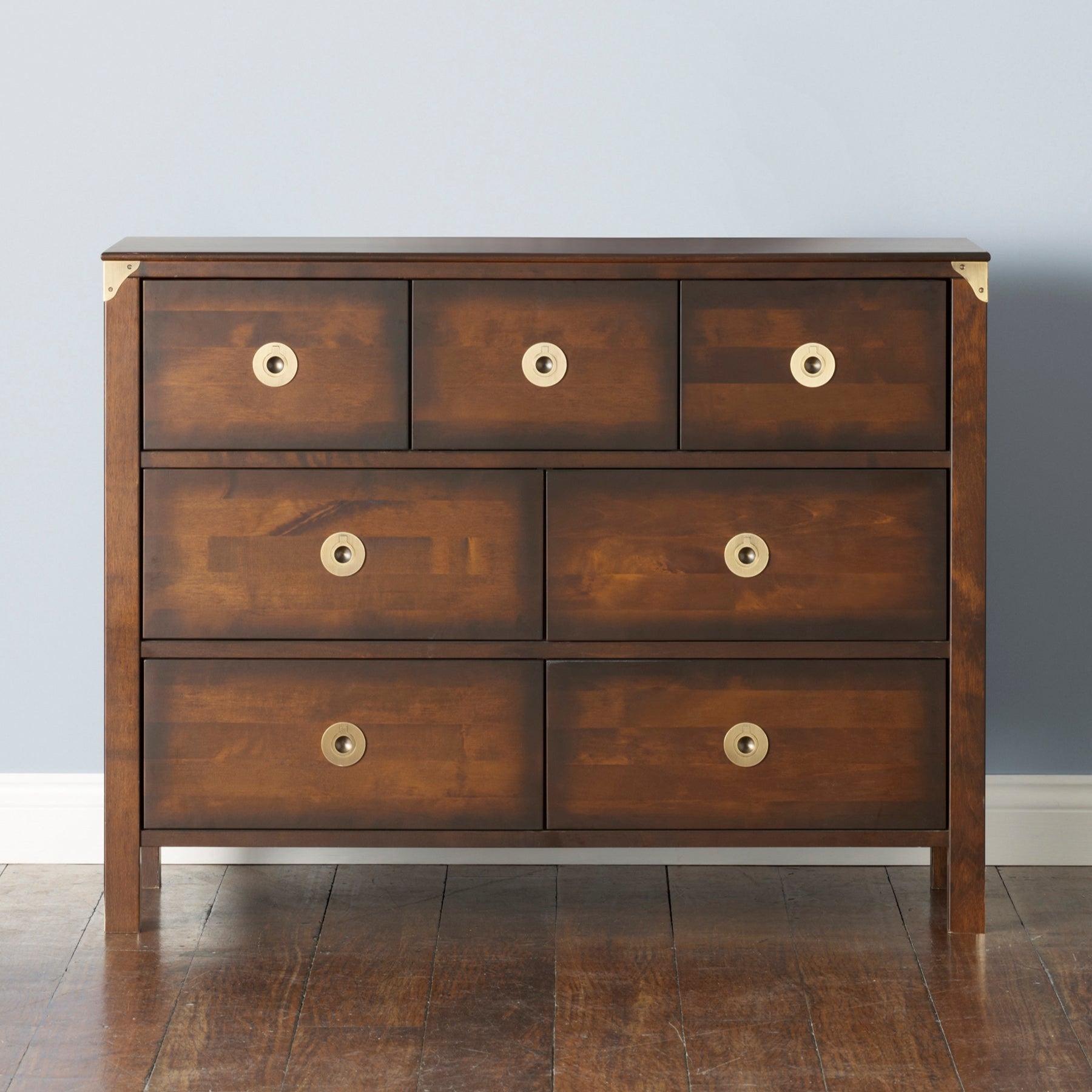 Laura Ashley 7-Drawer Dark Chestnut Chest of Drawers