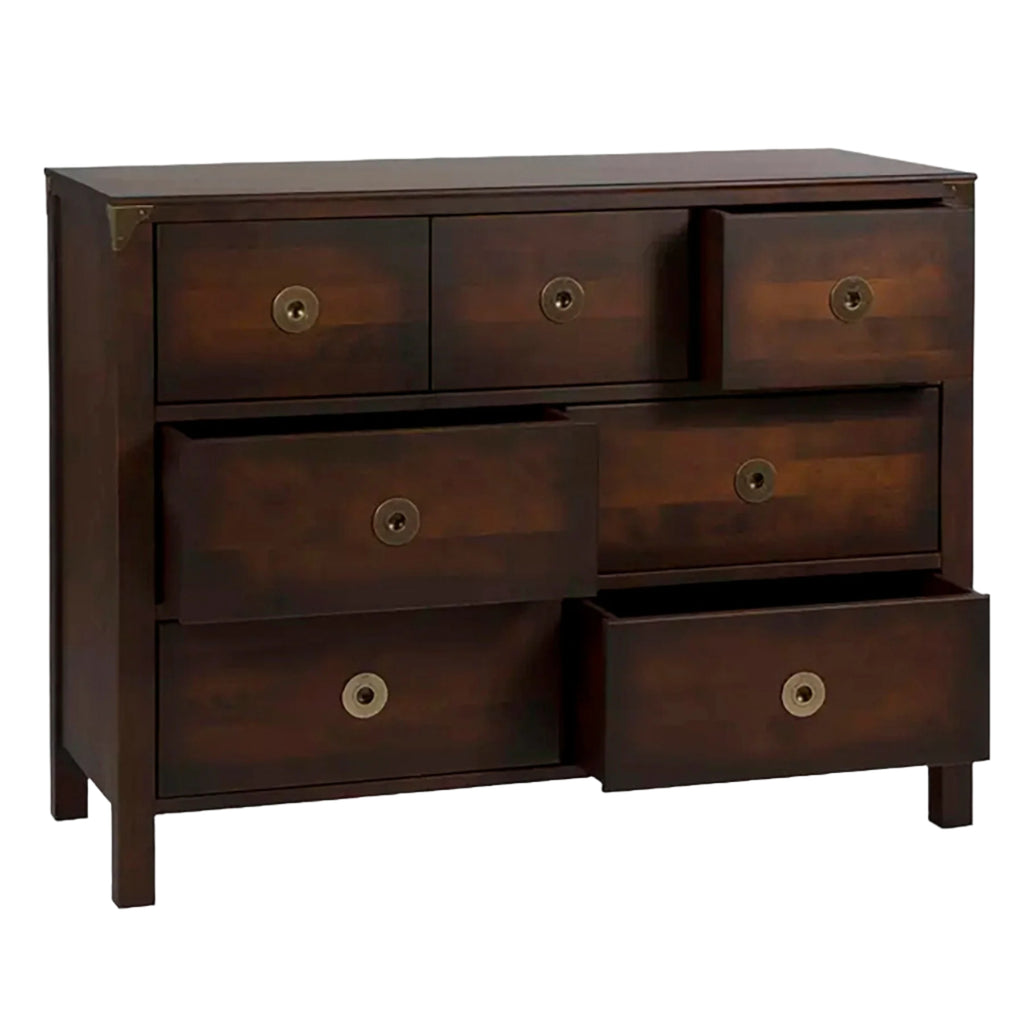 Laura Ashley 7-Drawer Dark Chestnut Chest of Drawers