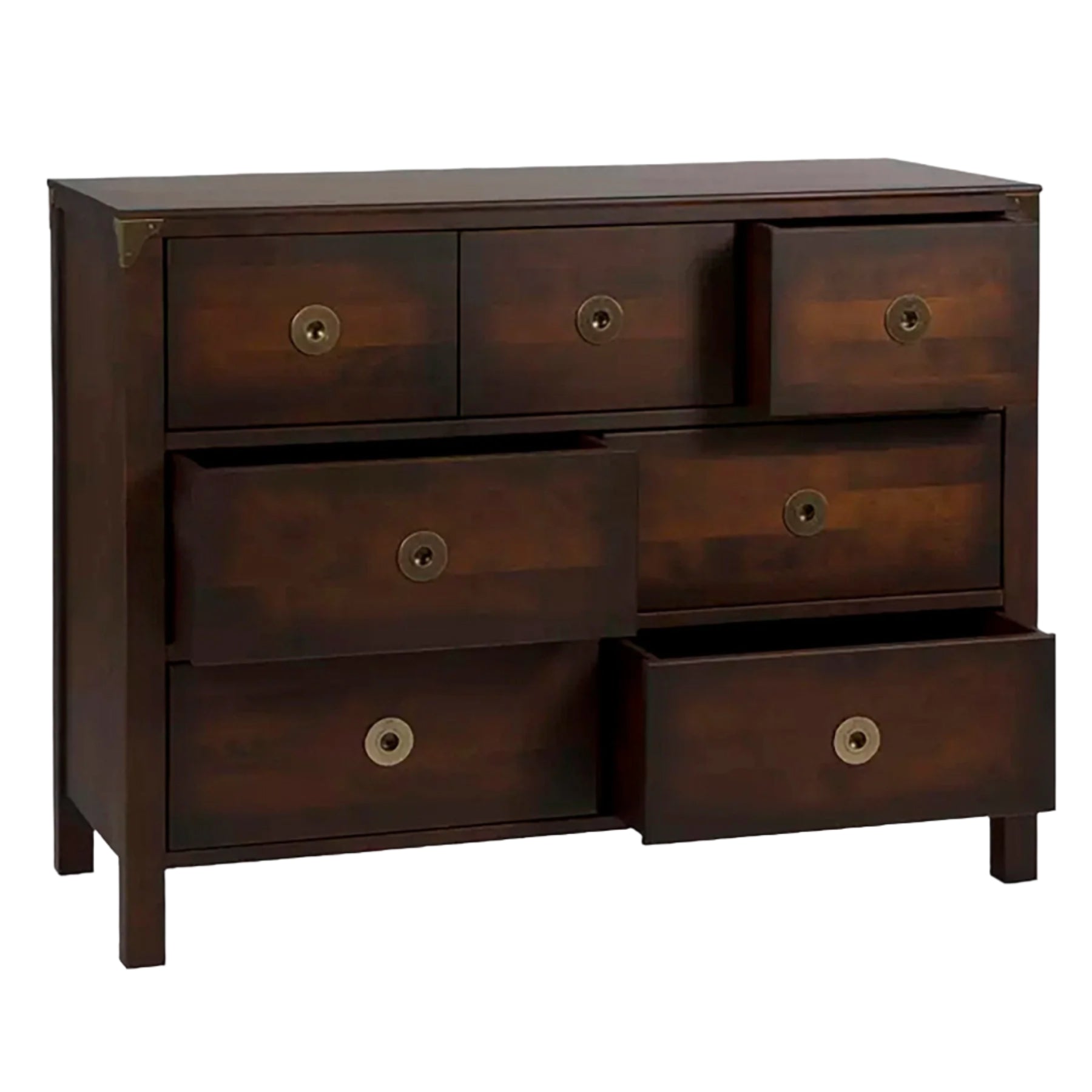 Laura Ashley 7-Drawer Dark Chestnut Chest of Drawers
