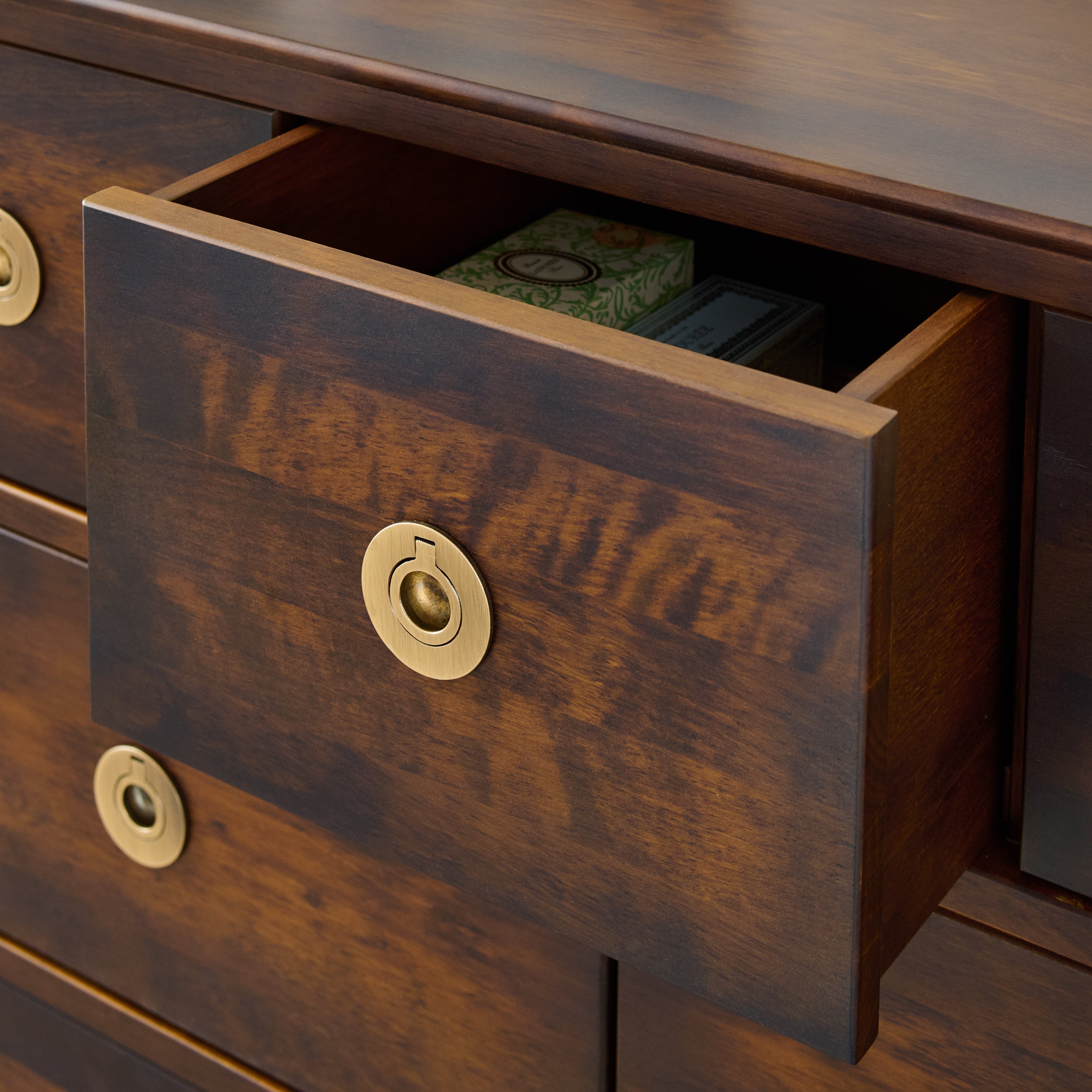 Laura Ashley 7-Drawer Dark Chestnut Chest of Drawers