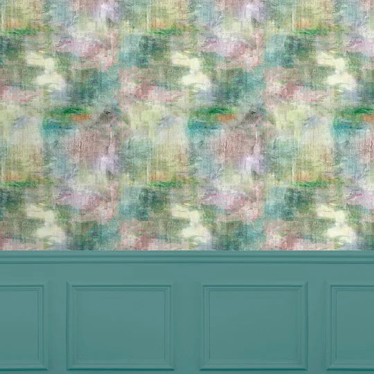VOYAGE MAISON Monet 1.4m Wide Width Wallpaper, Coral
