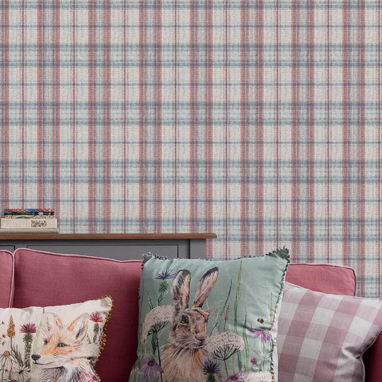VOYAGE MAISON Nairna 1.4m Wide Width Wallpaper, Skyhaze