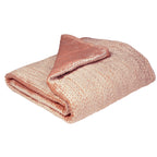 PAOLETTI Brooklands Quilted Bedspread with Linen Edge, Blush 3
