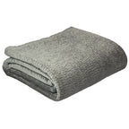 PAOLETTI Brooklands Quilted Bedspread with Linen Edge, Silver 1
