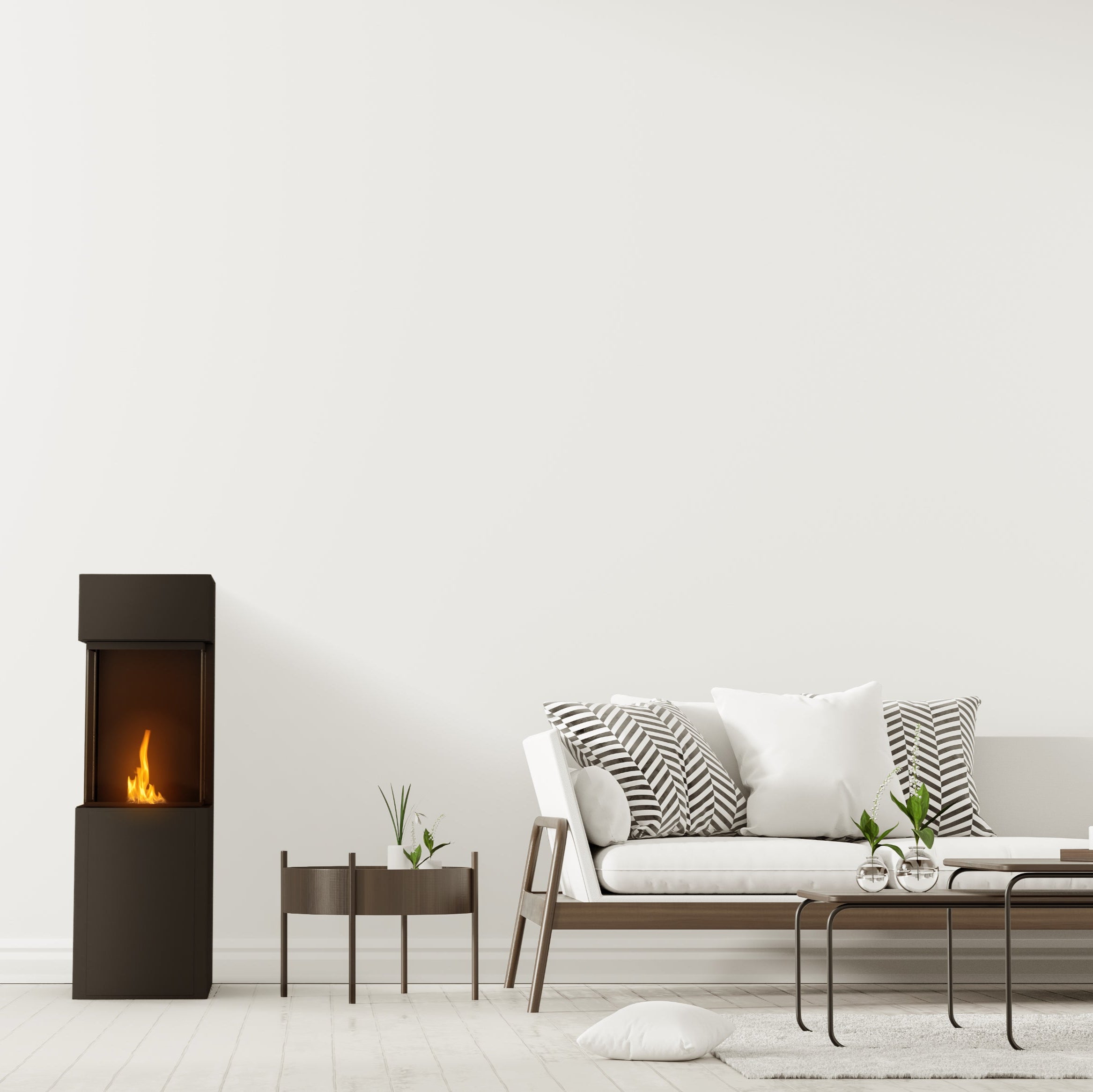 PLANIKA Arcticon | Automatic Bioethanol Net Zero Indoor Fireplace | BEV® Technology | Black 