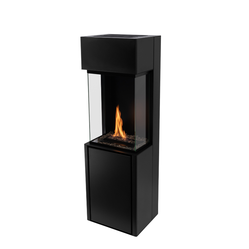PLANIKA Arcticon | Automatic Bioethanol Net Zero Indoor Fireplace | BEV® Technology | Black