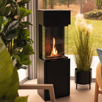 PLANIKA Arcticon | Automatic Bioethanol Net Zero Indoor Fireplace | BEV® Technology | Black 