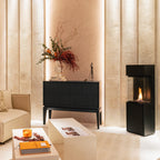 PLANIKA Arcticon | Automatic Bioethanol Net Zero Indoor Fireplace | BEV® Technology | Black 