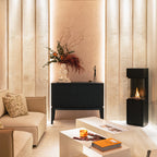 PLANIKA Arcticon | Automatic Bioethanol Net Zero Indoor Fireplace | BEV® Technology | Black 