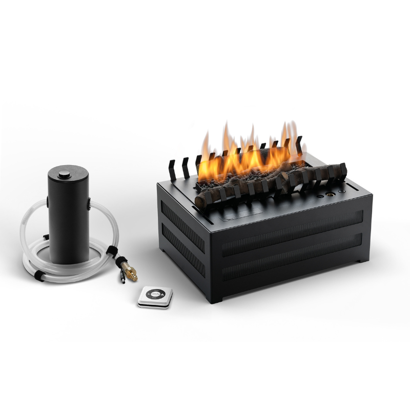PLANIKA Senso | Automatic Bioethanol Net Zero Basket | BEV® Technology | Remote Controlled | Black