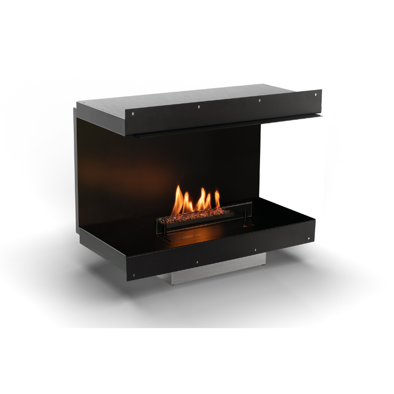 PLANIKA Senso | Automatic Bioethanol Net Zero Fireplace | BEV® Technology | Remote Controlled | Black