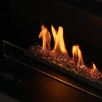 PLANIKA Senso | Automatic Bioethanol Net Zero Fireplace | BEV® Technology | Remote Controlled | Black