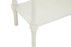 REGINA STUDIO Antoinette Ivory 2-Drawer Console Table in Pine Wood, 91 x 75 x 33 cm