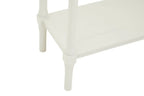 REGINA STUDIO Antoinette Ivory 4-Drawer Console Table in 100% Pine Wood, 113 x 32 x 90 cm