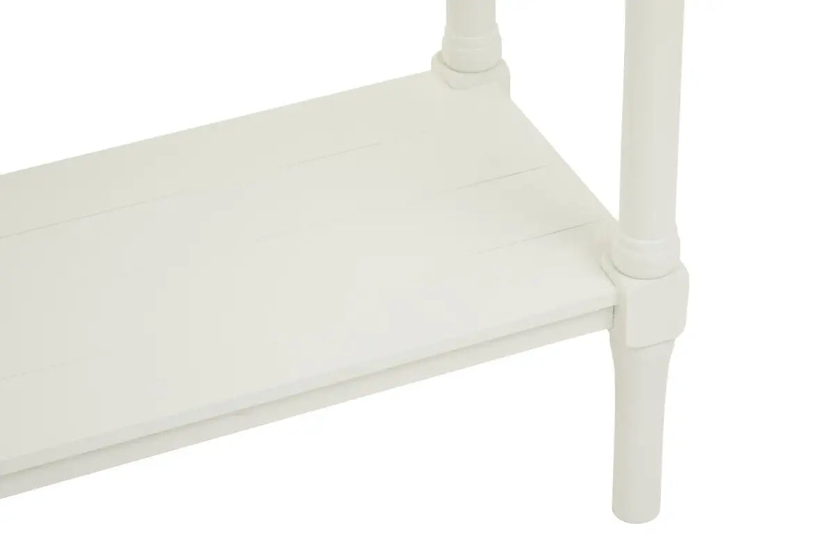 REGINA STUDIO Antoinette Ivory 4-Drawer Console Table in 100% Pine Wood, 113 x 32 x 90 cm
