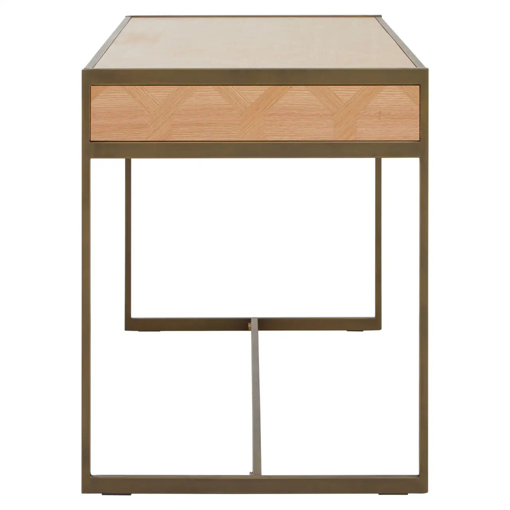 REGINA STUDIO Artiste Brown Minimalist Computer Desk 4