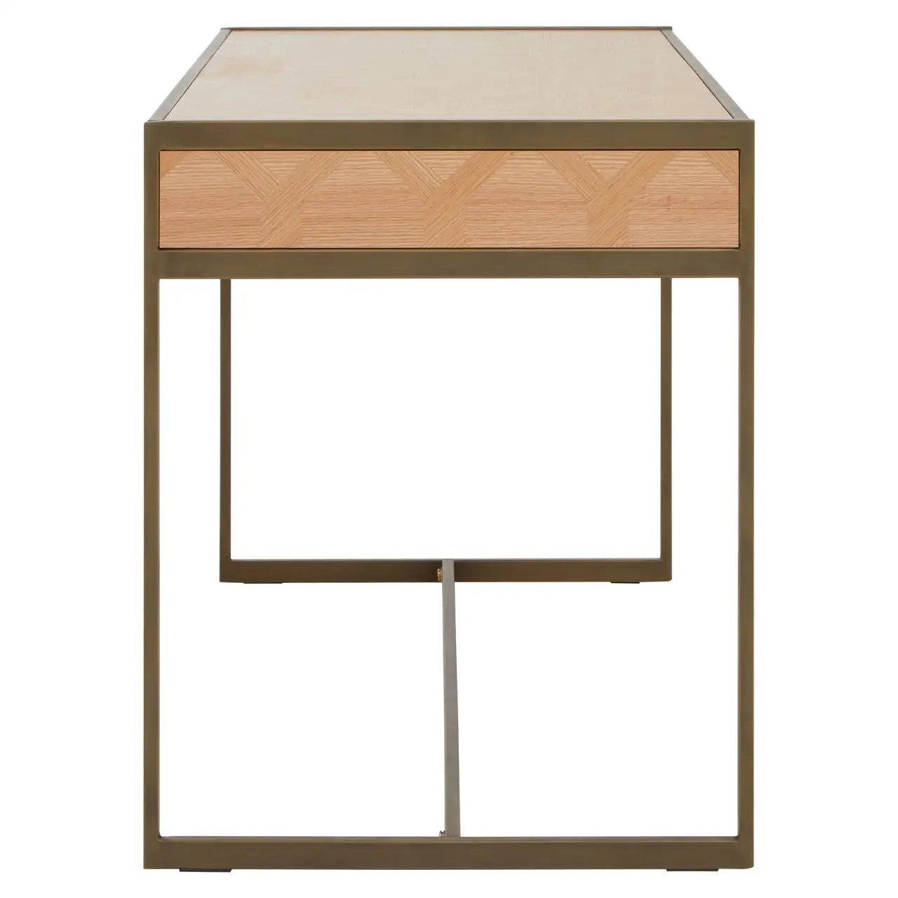 REGINA STUDIO Artiste Brown Minimalist Computer Desk 4