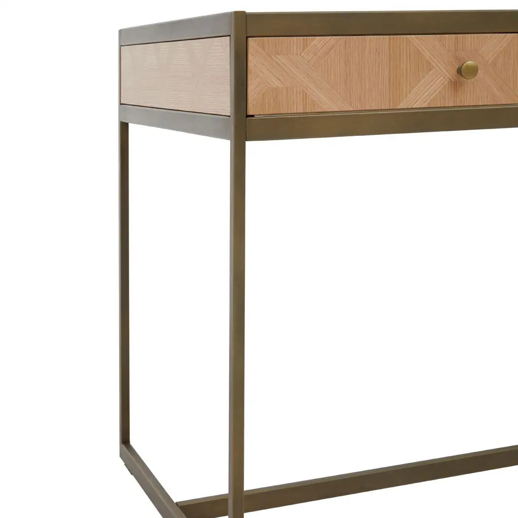 REGINA STUDIO Artiste Brown Minimalist Computer Desk 6