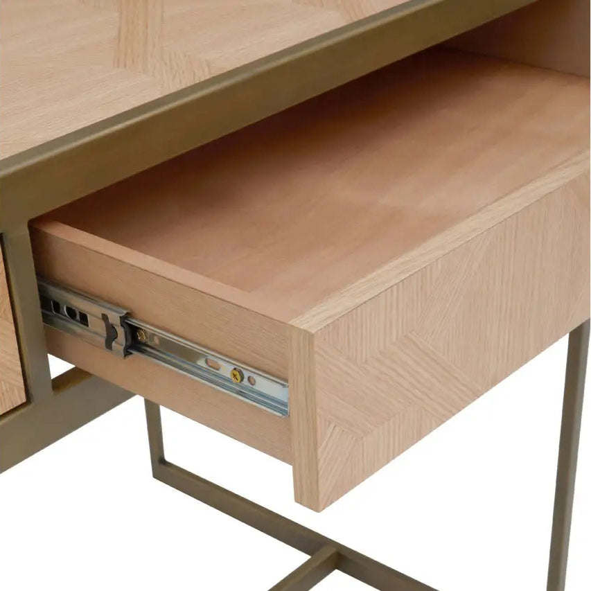 REGINA STUDIO Artiste Brown Minimalist Computer Desk 7