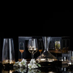 REGINA STUDIO Delilah | Hand-Blown Glass Decanter | Gold