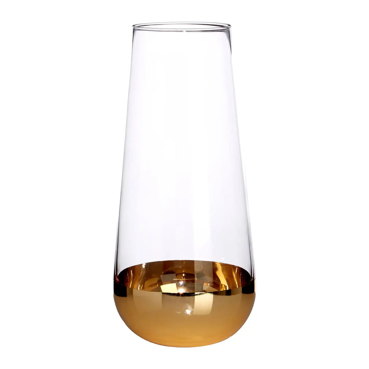 REGINA STUDIO Delilah | Hand-Blown Glass Vase | Gold