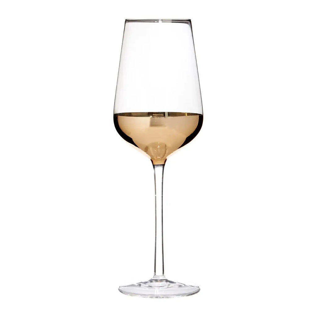 REGINA STUDIO Delilah | Hand-Blown Wine Glasses | Gold | Set of 4