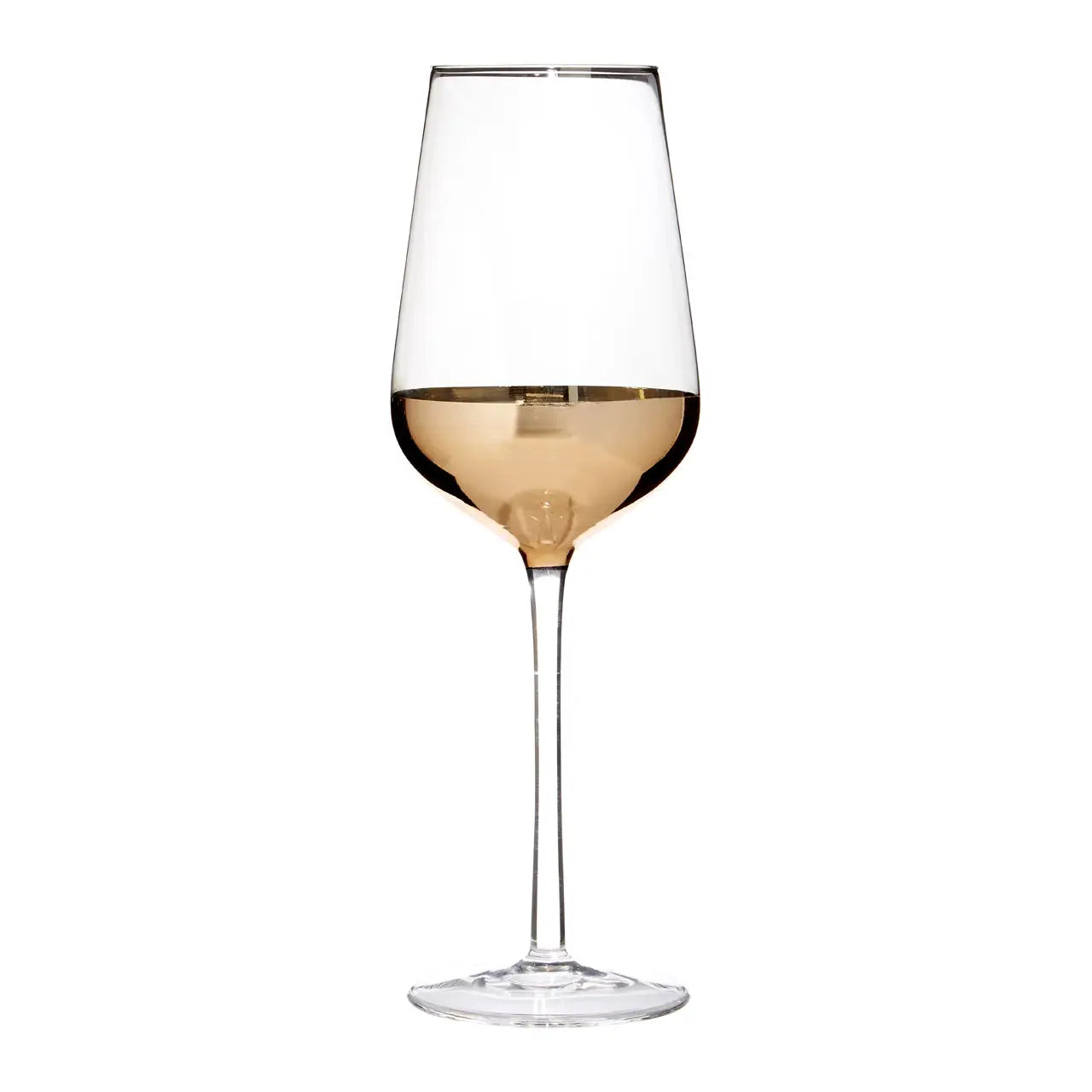 REGINA STUDIO Delilah | Hand-Blown Wine Glasses | Gold | Set of 4