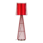 REGINA STUDIO Etna Eco-Friendly Red Floor Lamp, H 154 cm