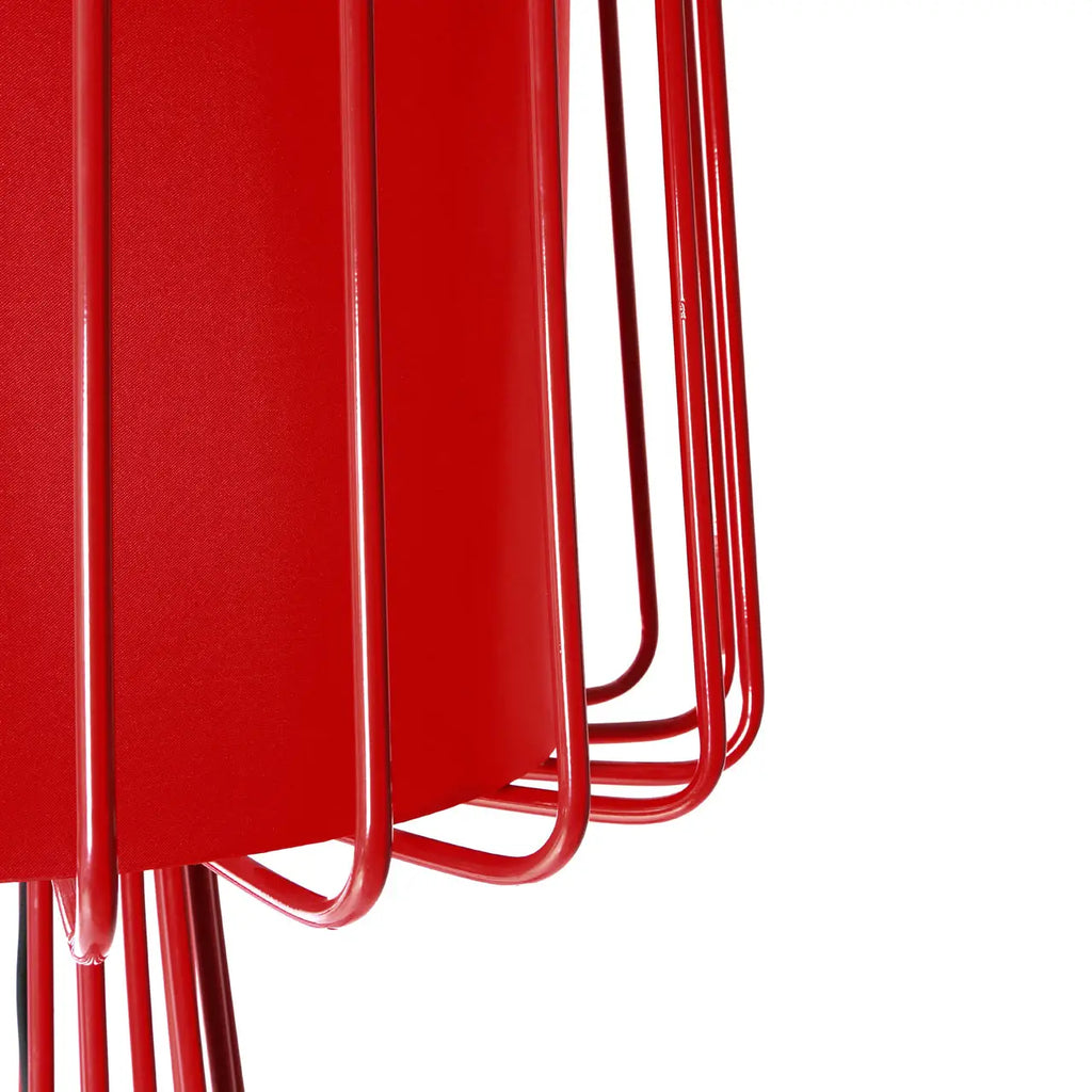 REGINA STUDIO Etna Eco-Friendly Red Floor Lamp, H 154 cm