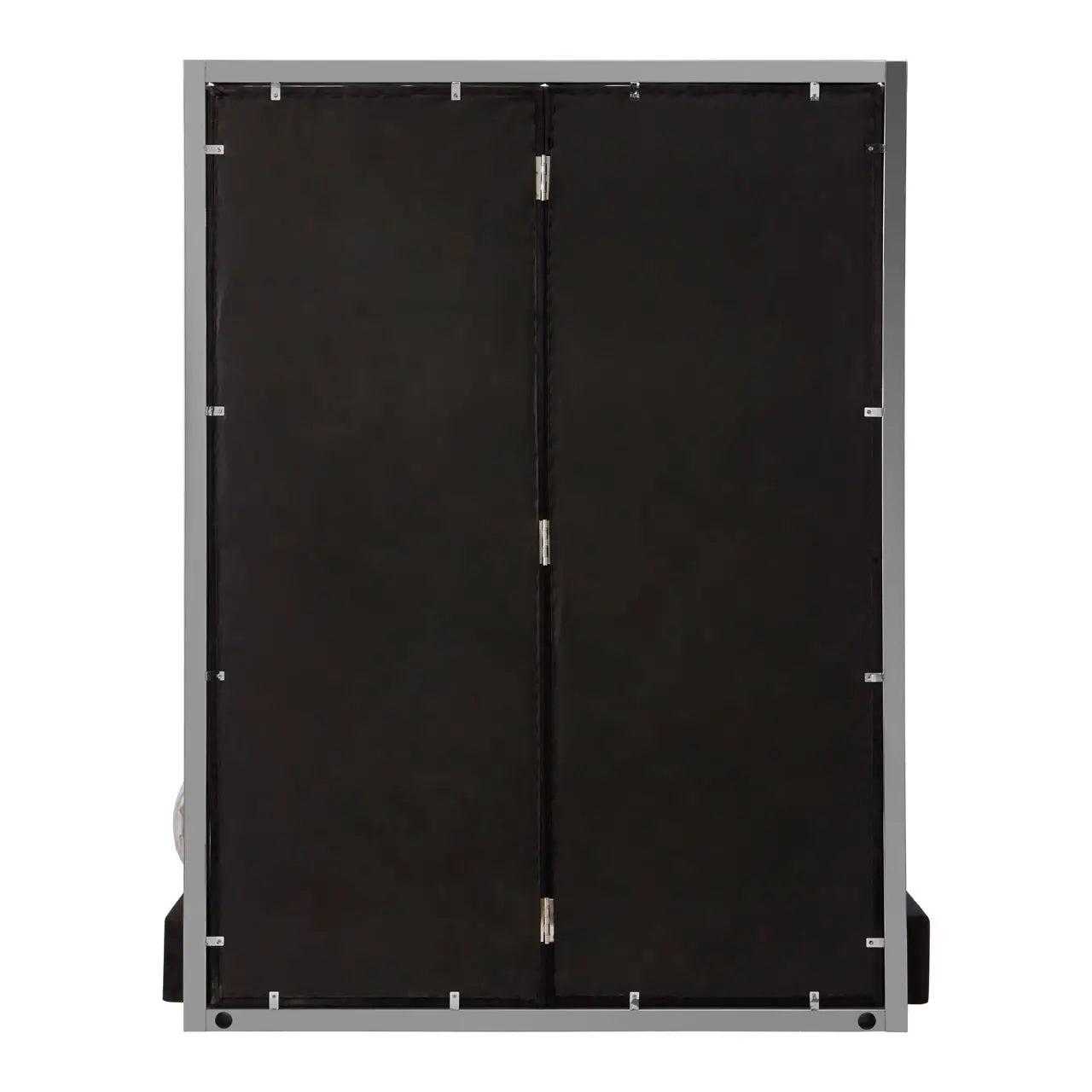 REGINA STUDIO Hollywood Black Velvet KING SIZE Four Poster Statement Bed