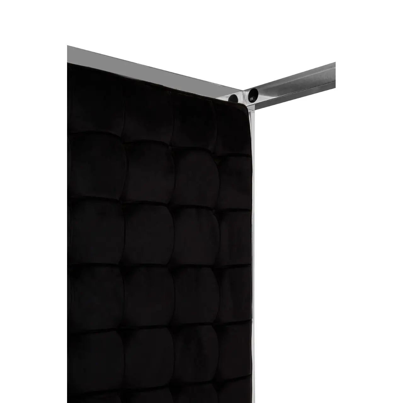 REGINA STUDIO Hollywood Black Velvet KING SIZE Four Poster Statement Bed