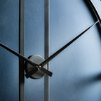 REGINA STUDIO Kitty Black Dual Ring Statement Wall Clock, Ø 107 cm