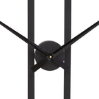 REGINA STUDIO Kitty Black Dual Ring Statement Wall Clock, Ø 107 cm
